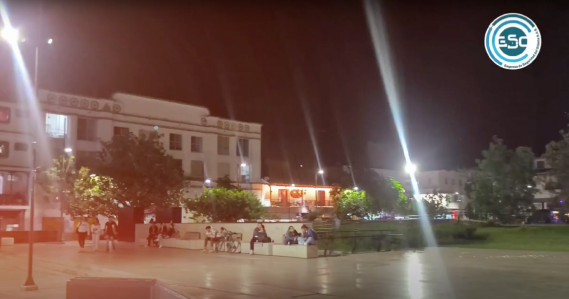 Así quedó nuestra Plaza de la Libertad con la instalación  de nuevas luminarias LED para el disfrute de propios y extraños.
